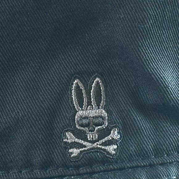 Psycho Bunny Black Bucket Hat With Gray Emblem EUC! - Picture 3 of 8